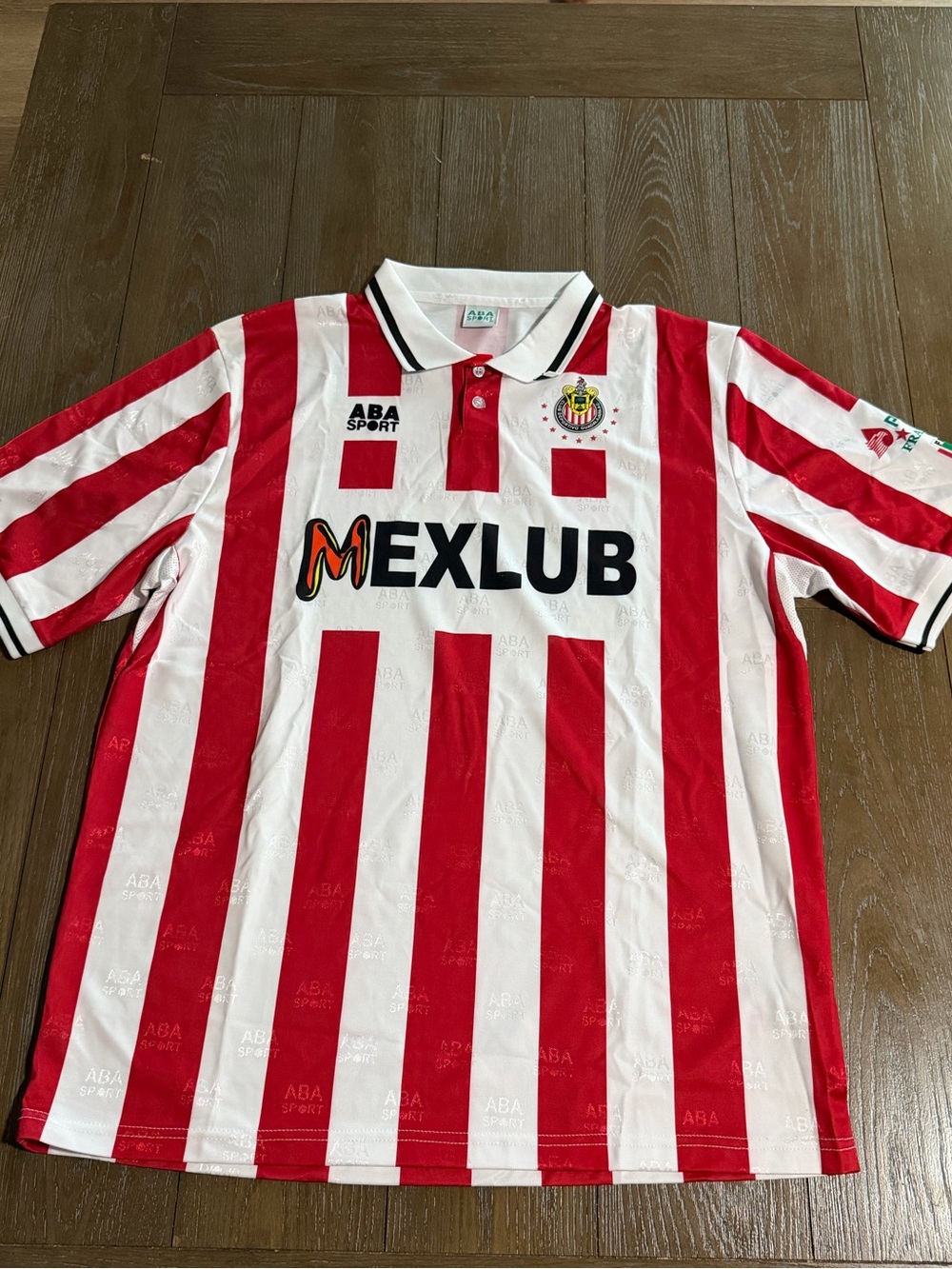 Rare Vintage ABA Sport Chivas Guadalajara MEXLUB Soccer Jersey – Size 3XL
